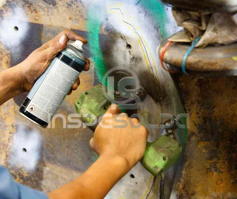 Empresa de Partículas Magnéticas 6 Aplicação de ensaio por partículas magnéticas em solda.