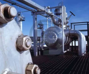 Inspeção técnica em vasos de pressão em ambiente fabril industrial