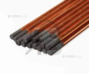 Conjunto de eletrodos revestidos usados ​​para fabricação industrial.