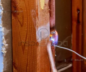 Processo de brasagem com chama concentrada realizado na Inspesolda.