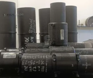 Conexões de tubulação industrial utilizando o processo de termofusão.