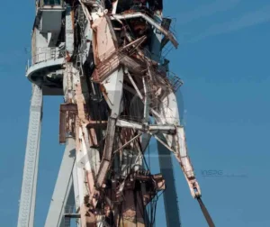 Laudo de Gancho de Moitão de Guindaste 8 Equipamento danificado por falta de inspeção adequada da Inspesolda.