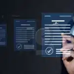 Líquido Penetrante Em Empilhadeiras 30 Representação digital de análise e interpretação de resultados de inspeção.