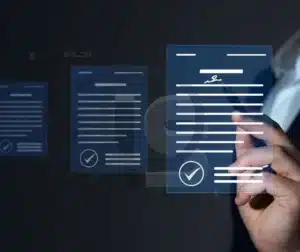 Líquido Penetrante Em Empilhadeiras 29 Representação digital de análise e interpretação de resultados de inspeção.