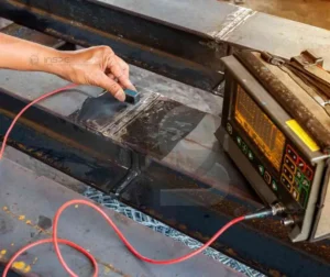 Análise de integridade estrutural realizada pela equipe técnica da Inspesolda.