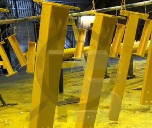 Normas e regulamentos aplicáveis ​​ao processo de pintura industrial.