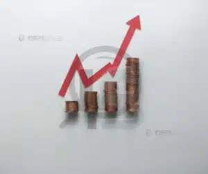 Treinamento De Soldagem Para Segurança 3 Gráfico de crescimento financeiro representando o retorno do investimento em treinamento.