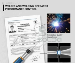 Controle Do Desempenho Dos Soldadores E Operador De Soldagem 16 Imagem ilustrativa de documentos de qualificação, soldador operando e certificado técnico relacionados ao controle de desempenho em soldagem.